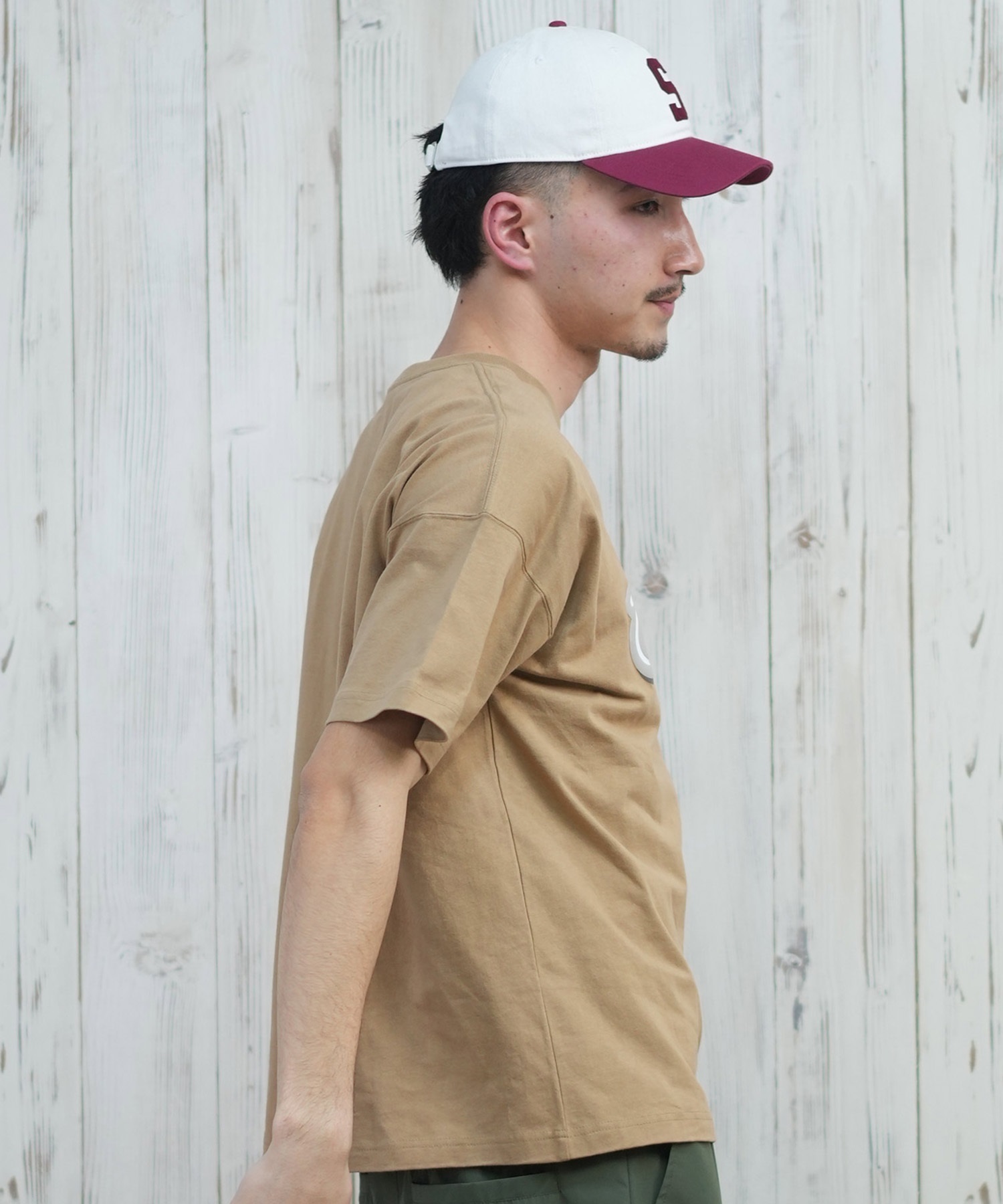 ELEMENT エレメント 半袖 Tシャツ メンズ フロントプリント オーバーサイズ TAGGING SS BF021-222(WHT-M)