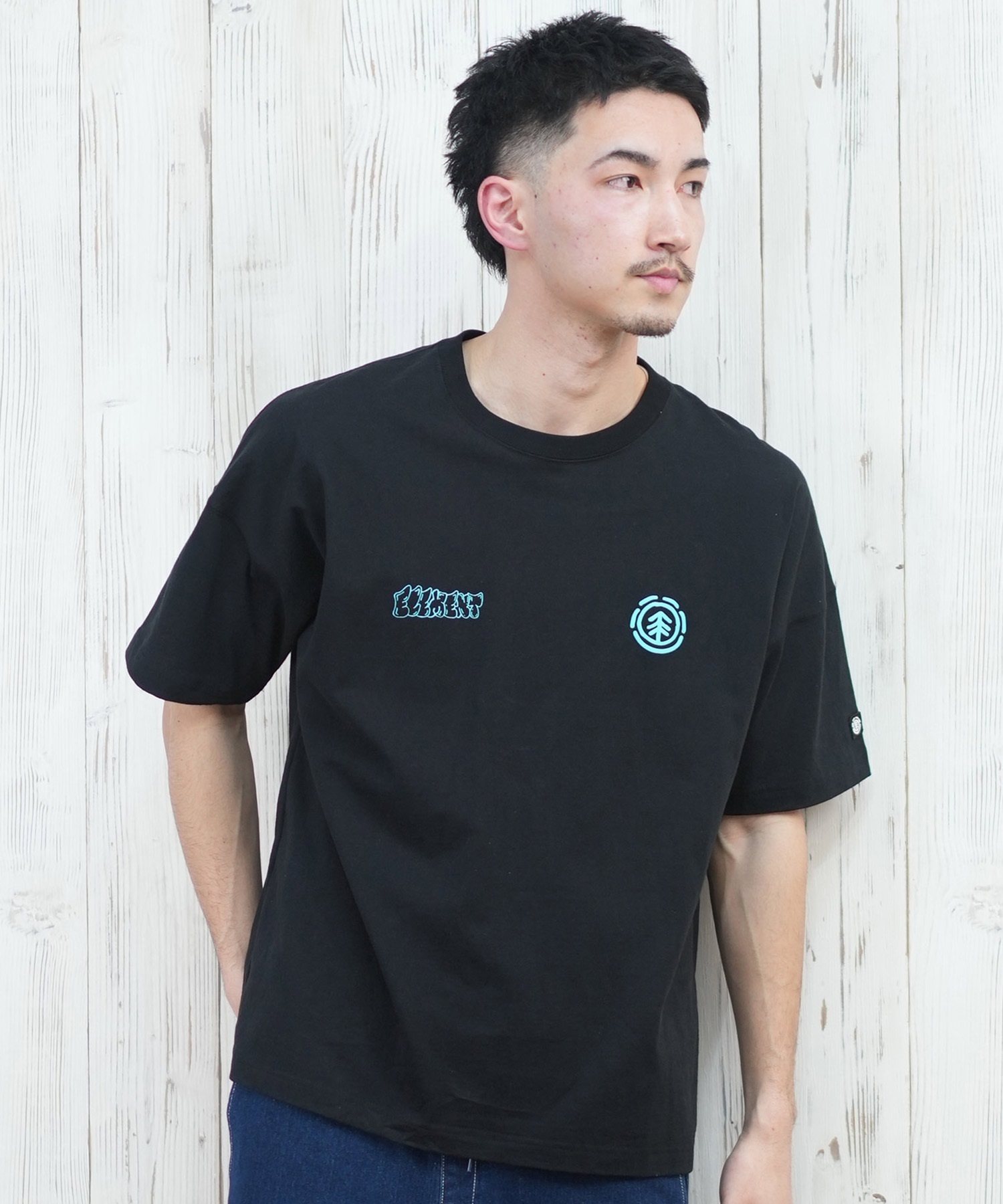 ELEMENT エレメント 半袖 Tシャツ メンズ バックプリント オーバー