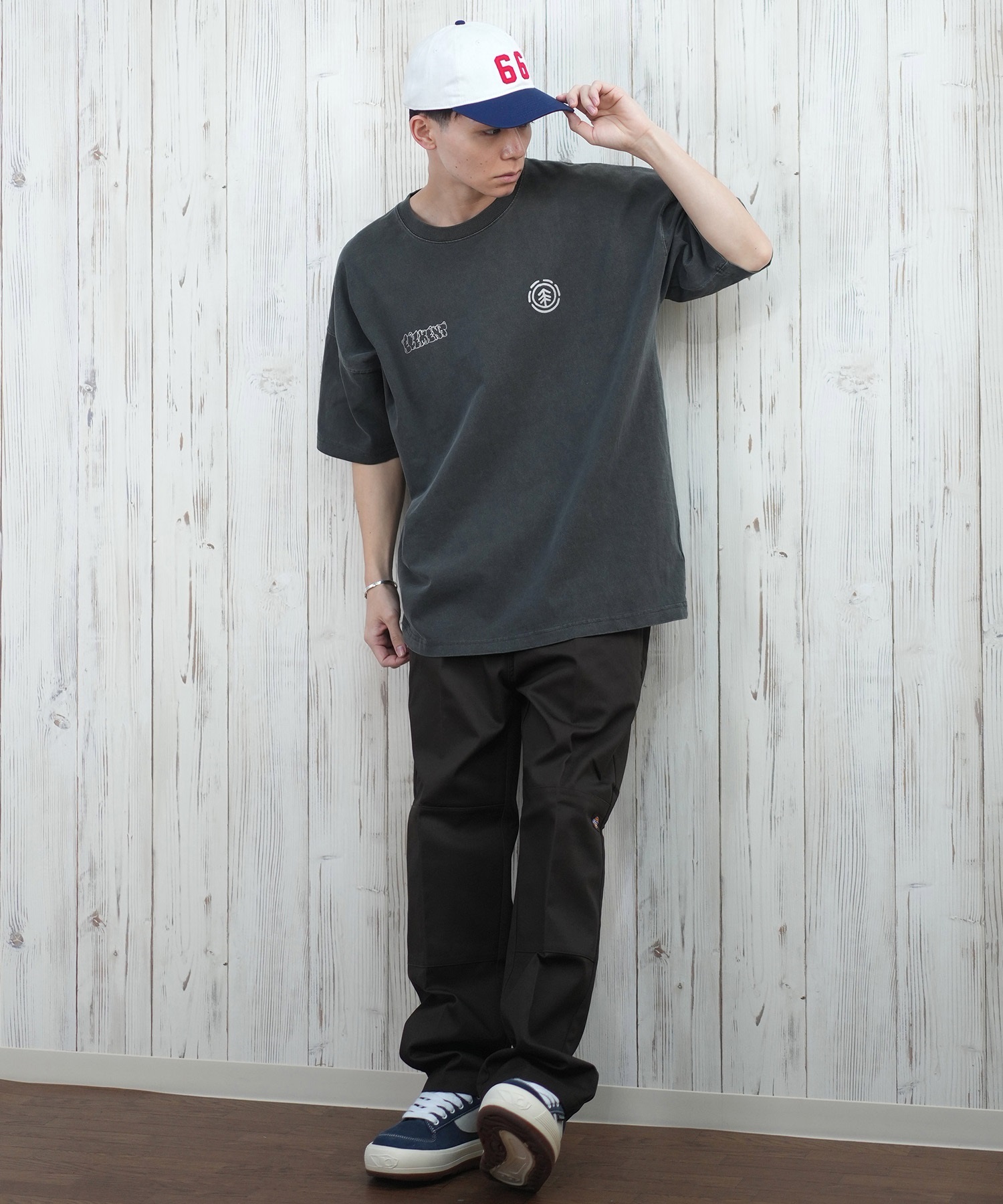ELEMENT エレメント 半袖 Tシャツ メンズ バックプリント オーバー
