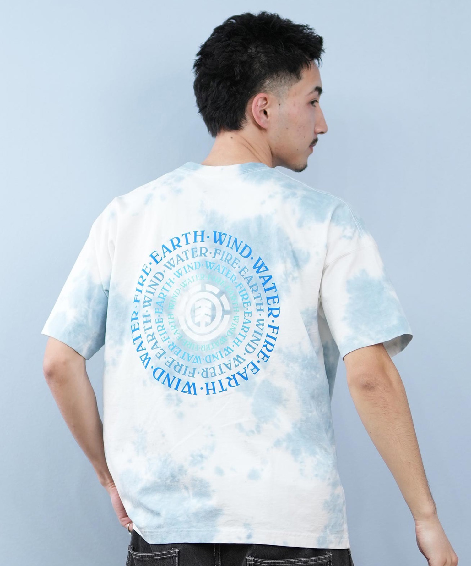 ELEMENT エレメント 半袖 Tシャツ メンズ バックプリント ドロップショルダー SEALERS SS BF021-229(WHT-M)