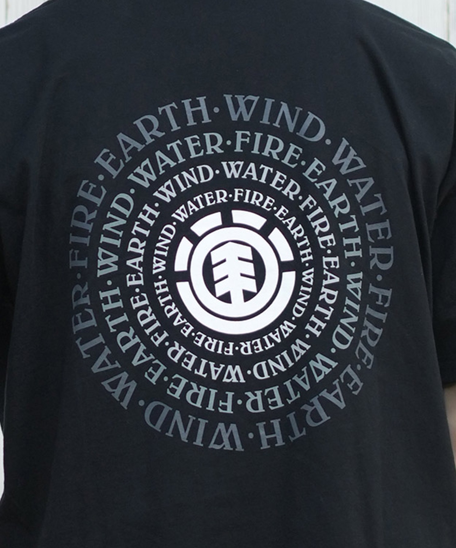 ELEMENT エレメント 半袖 Tシャツ メンズ バックプリント ドロップショルダー SEALERS SS BF021-229(WHT-M)