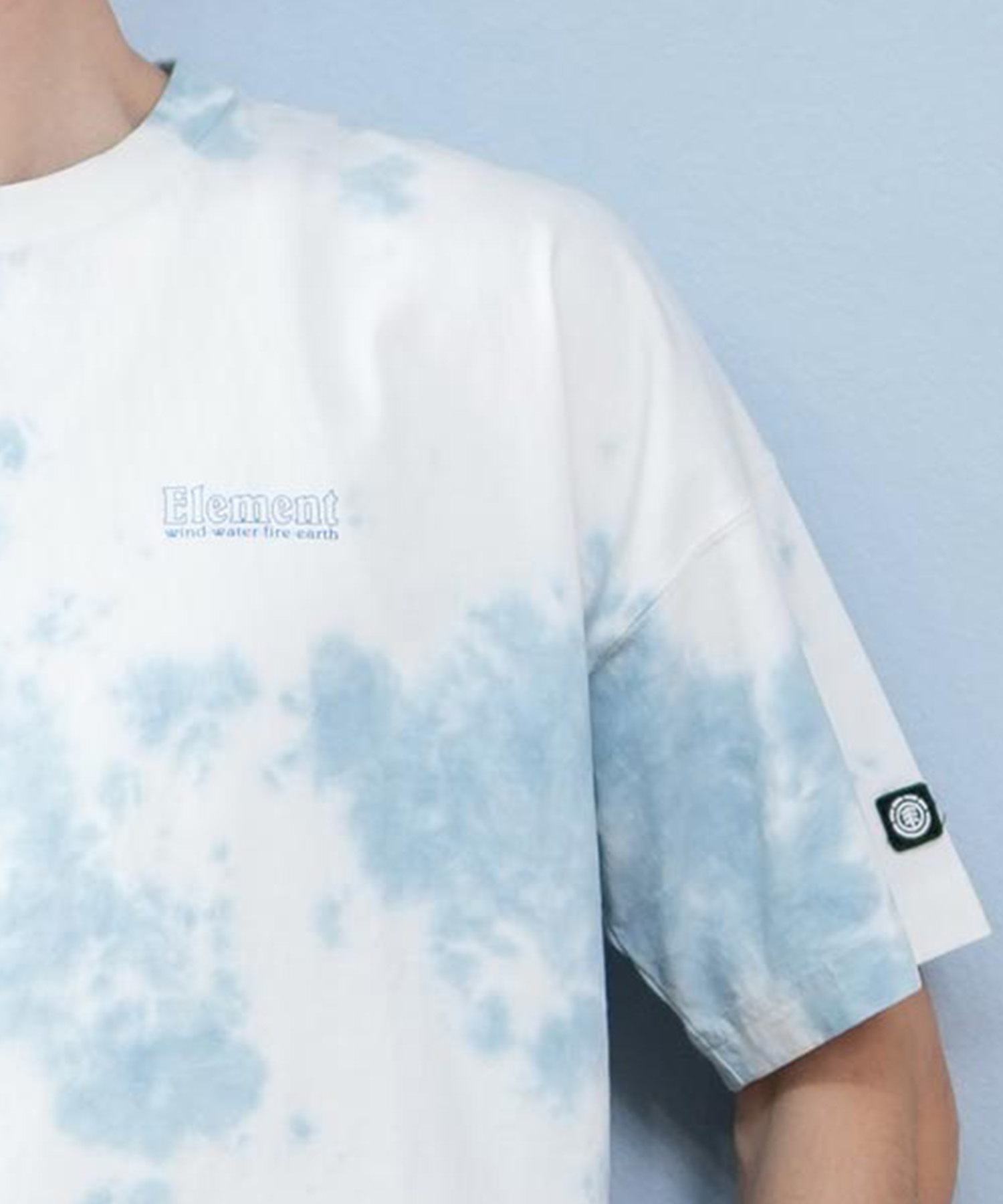 ELEMENT エレメント 半袖 Tシャツ メンズ バックプリント ドロップショルダー SEALERS SS BF021-229(WHT-M)
