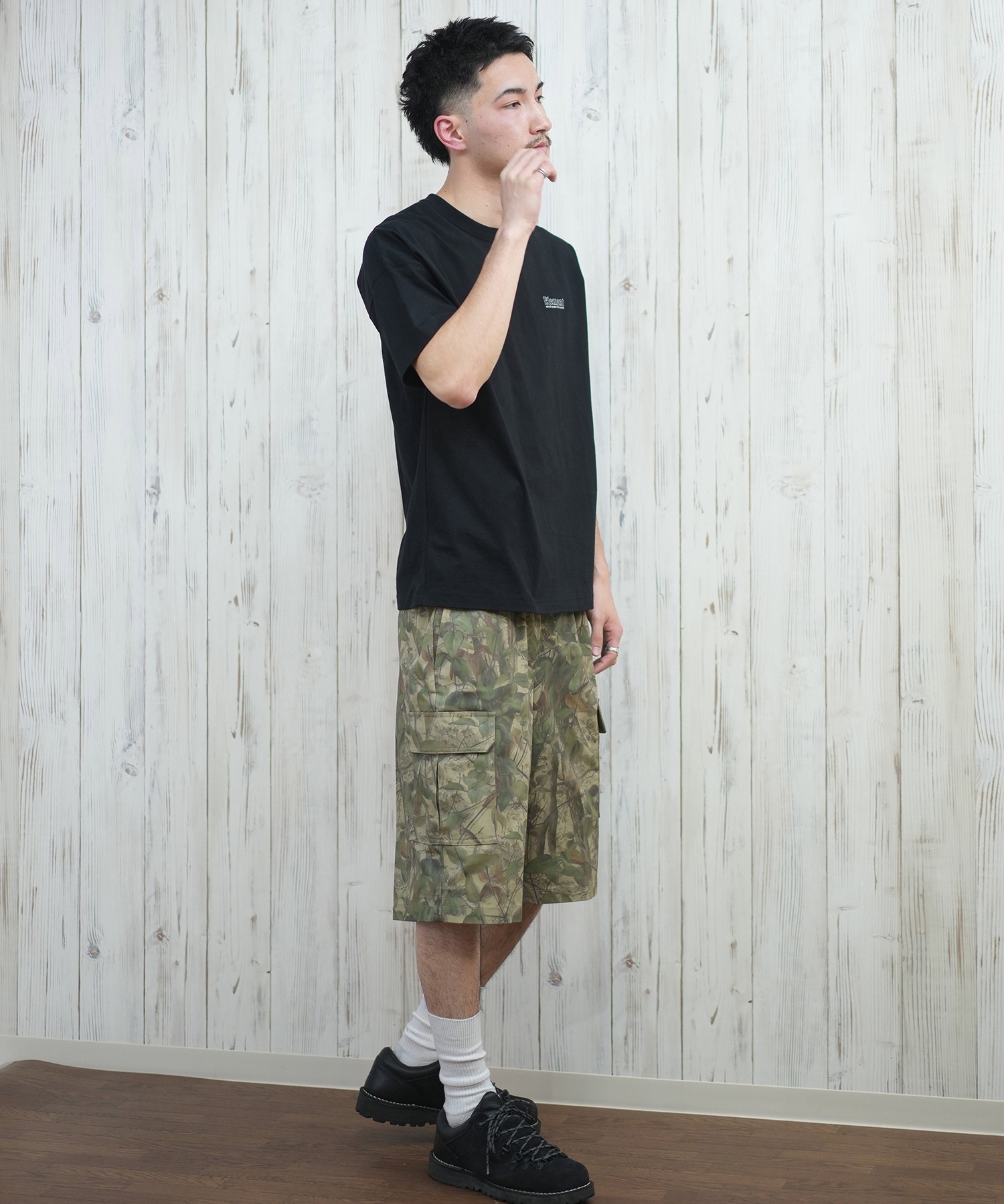 ELEMENT エレメント 半袖 Tシャツ メンズ バックプリント ドロップショルダー SEALERS SS BF021-229(WHT-M)
