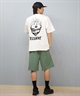 ELEMENT エレメント × JOHANN ヨハン コラボ 半袖 Tシャツ メンズ バックプリント オーバーサイズ BF02A-217(WHT-M)