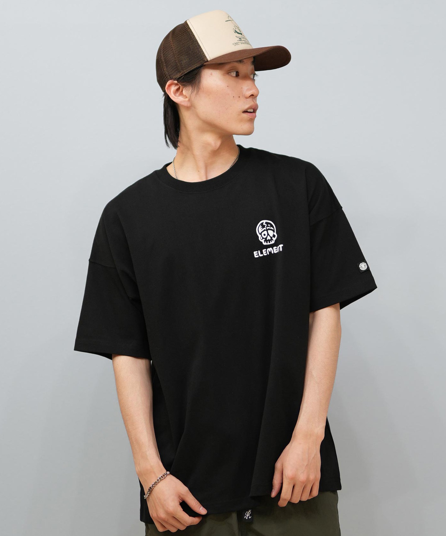 ELEMENT エレメント 半袖 Tシャツ メンズ バックプリント オーバー