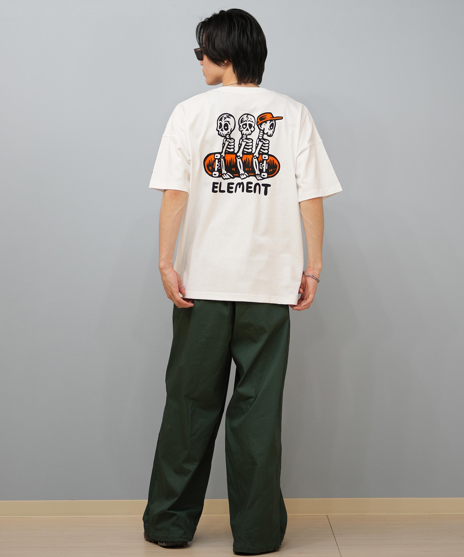 ELEMENT エレメント 半袖 Tシャツ メンズ バックプリント オーバー
