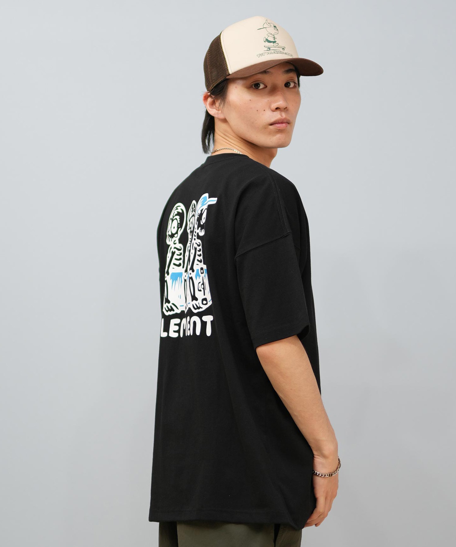 ELEMENT エレメント 半袖 Tシャツ メンズ バックプリント オーバー