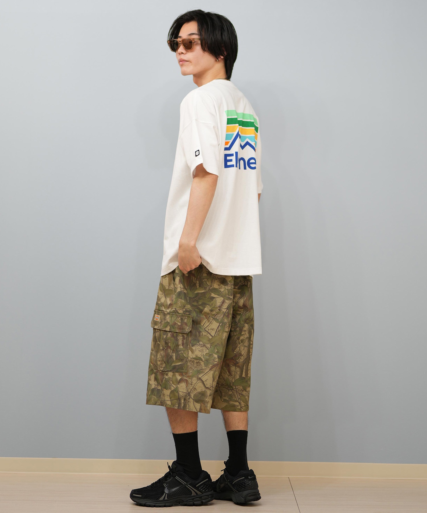 ELEMENT エレメント 半袖 Tシャツ メンズ バックプリント オーバー
