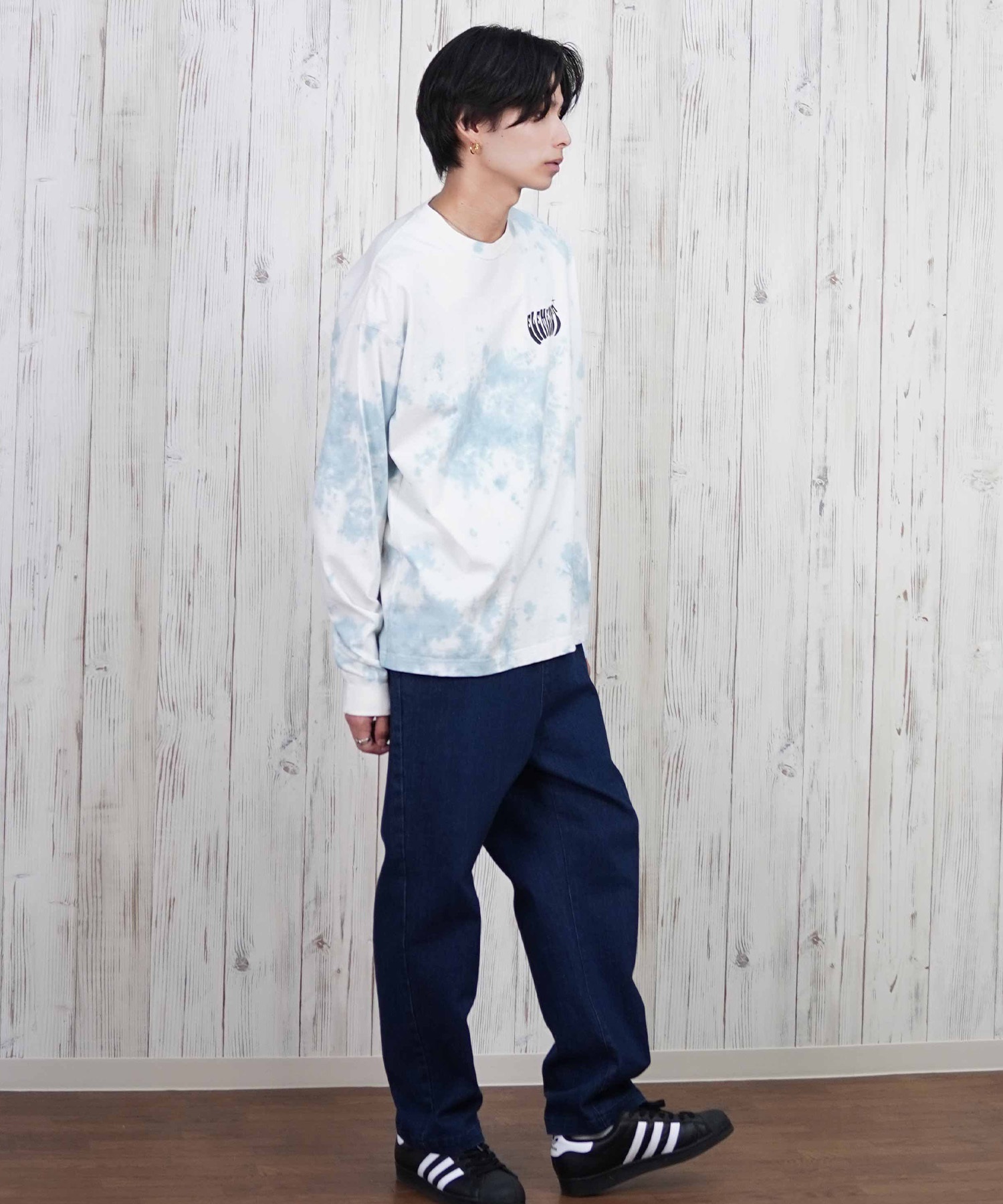 ELEMENT エレメント 長袖 Tシャツ メンズ ロンT バックプリント BF021