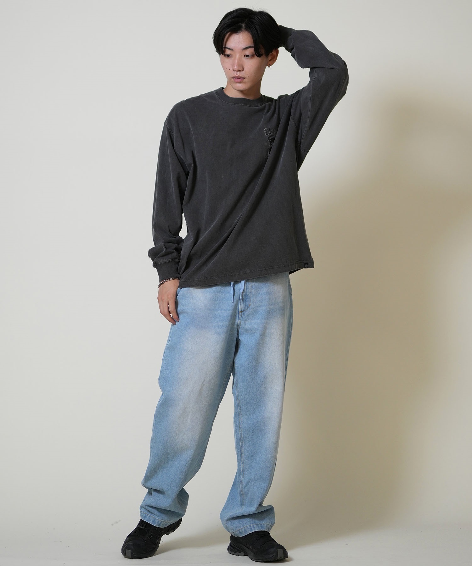 ELEMENT エレメント 長袖 Tシャツ ロンT メンズ 古着風 ヴィンテージ