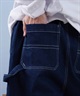 ELEMENT エレメント ロングパンツ デニム メンズ ロンパン ワイドシルエット ワンポイント BF021-701(BDM-M)