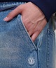 ELEMENT エレメント ロングパンツ デニム メンズ ロンパン ワイドシルエット ワンポイント セットアップ対応 BF021-704(BFAD-M)