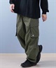 ELEMENT エレメント ロングパンツ カーゴパンツ メンズ ロンパン ストレートシルエット ルーズフィット BF021-710(FBK-M)