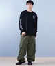 ELEMENT エレメント ロングパンツ カーゴパンツ メンズ ロンパン ストレートシルエット ルーズフィット BF021-710(FBK-M)
