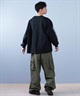 ELEMENT エレメント ロングパンツ カーゴパンツ メンズ ロンパン ストレートシルエット ルーズフィット BF021-710(FBK-M)