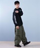 ELEMENT エレメント ロングパンツ カーゴパンツ メンズ ロンパン ストレートシルエット ルーズフィット BF021-710(FBK-M)