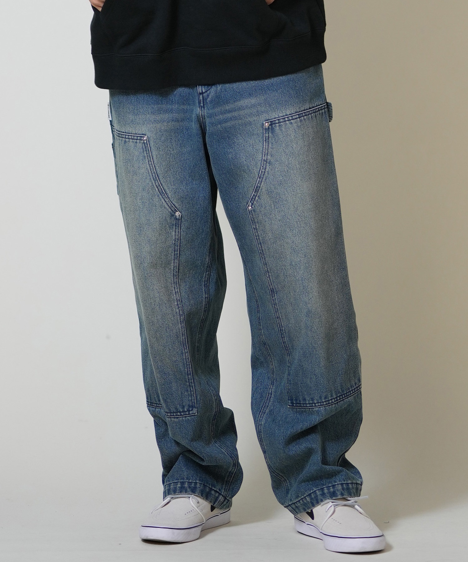 ELEMENT エレメント デニム ロングパンツ ジーパン ワイドシルエット