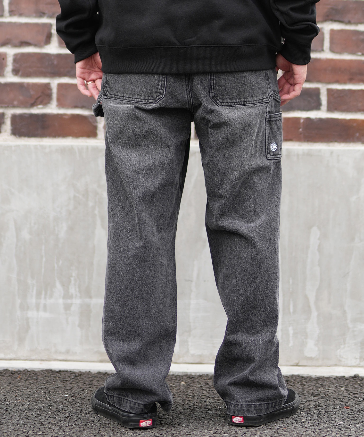 ELEMENT エレメント デニム ロングパンツ ジーパン ワイドシルエット