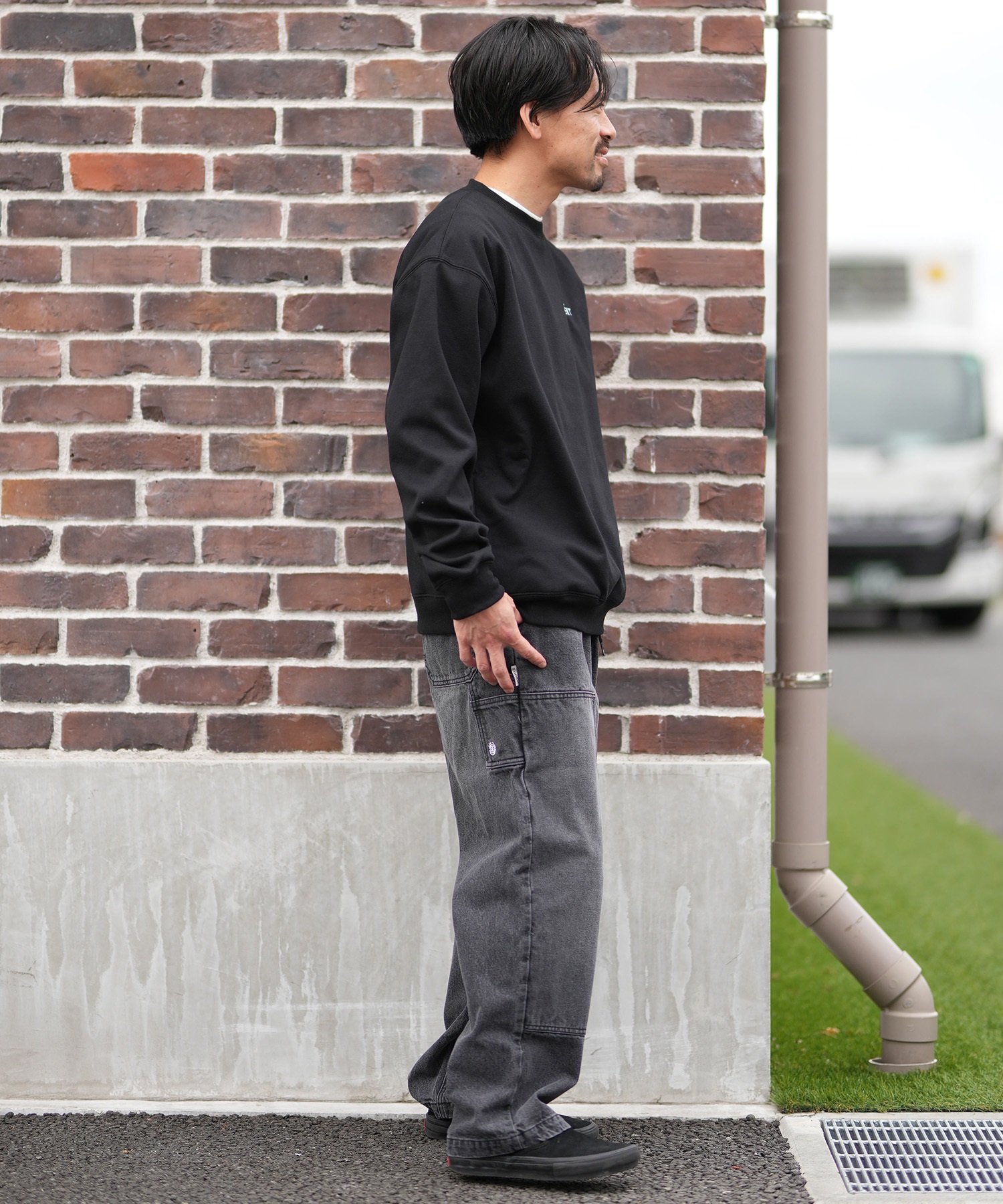 ELEMENT エレメント デニム ロングパンツ ジーパン ワイドシルエット