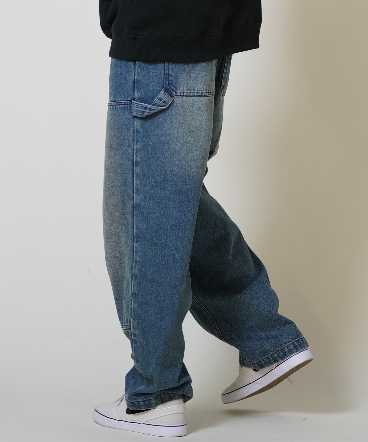 ELEMENT エレメント デニム ロングパンツ ジーパン ワイドシルエット