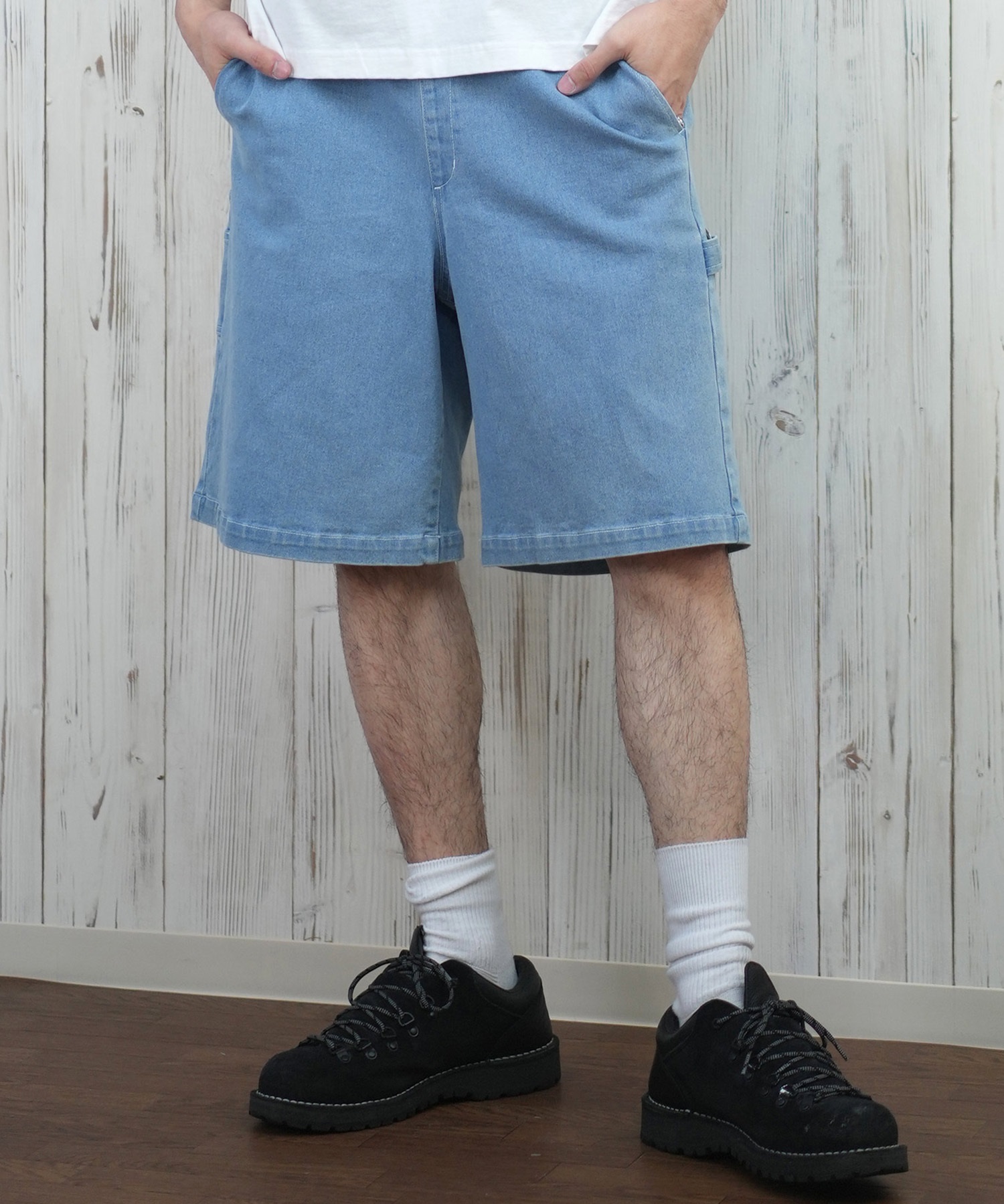 ELEMENT エレメント ショートパンツ メンズ デニムショーツ ペインター