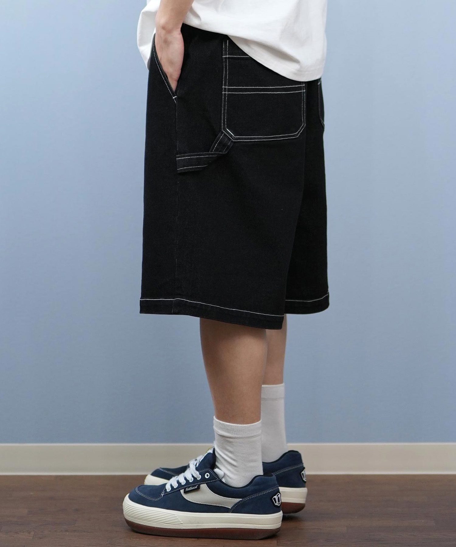 ELEMENT エレメント ショートパンツ メンズ デニムショーツ ペインター