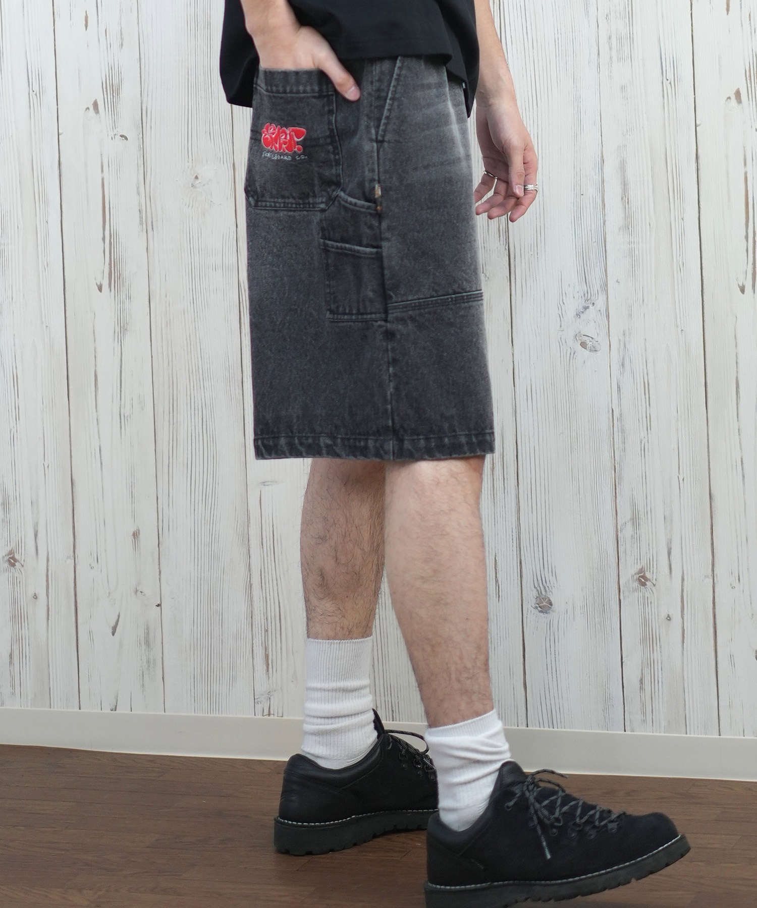 ELEMENT エレメント ショートパンツ メンズ デニムショーツ ダブルニーパンツ SHOD SHORTS HAMMER W W9 BF021-604(BFAD-M)