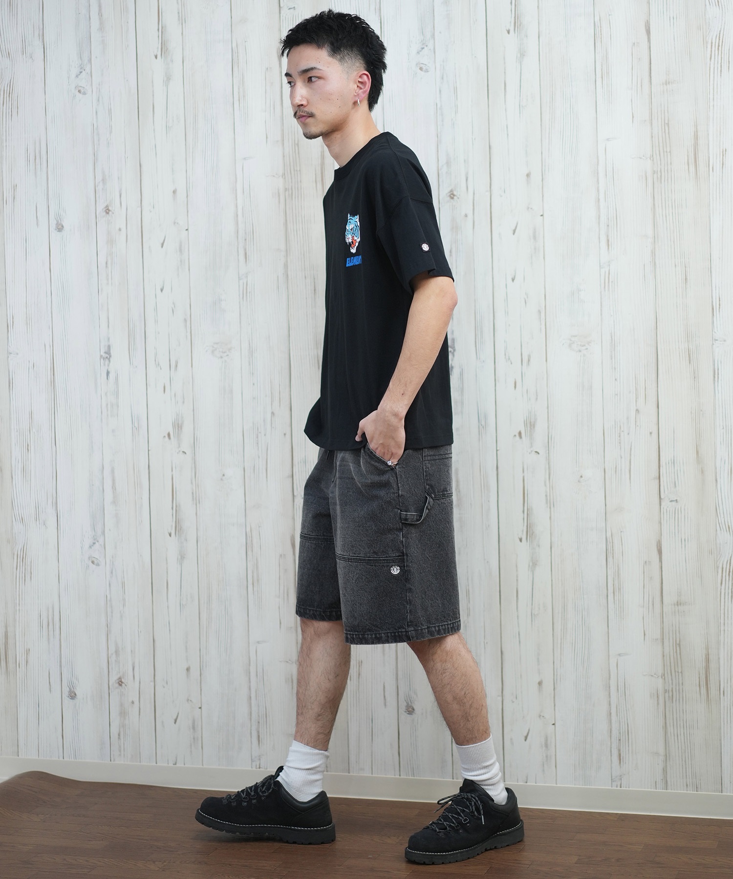 ELEMENT エレメント ショートパンツ メンズ デニムショーツ