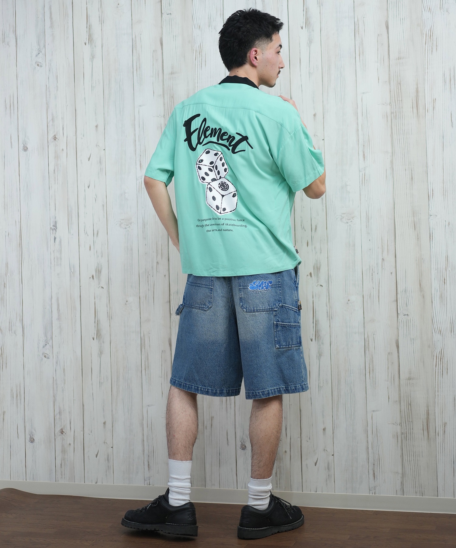 ELEMENT エレメント ショートパンツ メンズ デニムショーツ