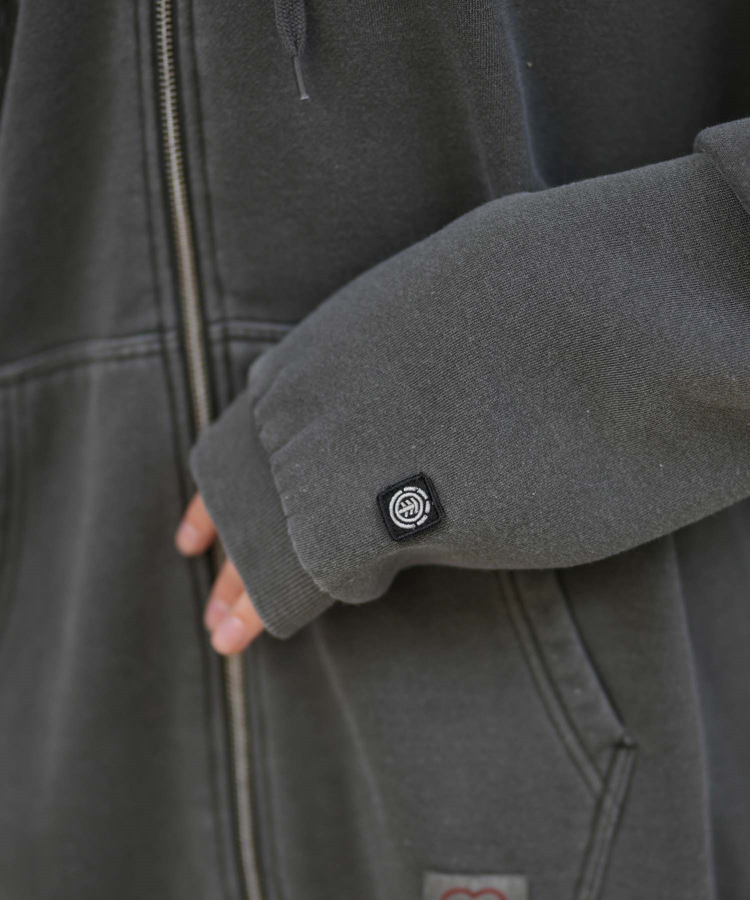 ELEMENT エレメント ジップアップ パーカー レディース バックプリント ESSENTIAL FULL ZIP W BF024-030(PNK-M)