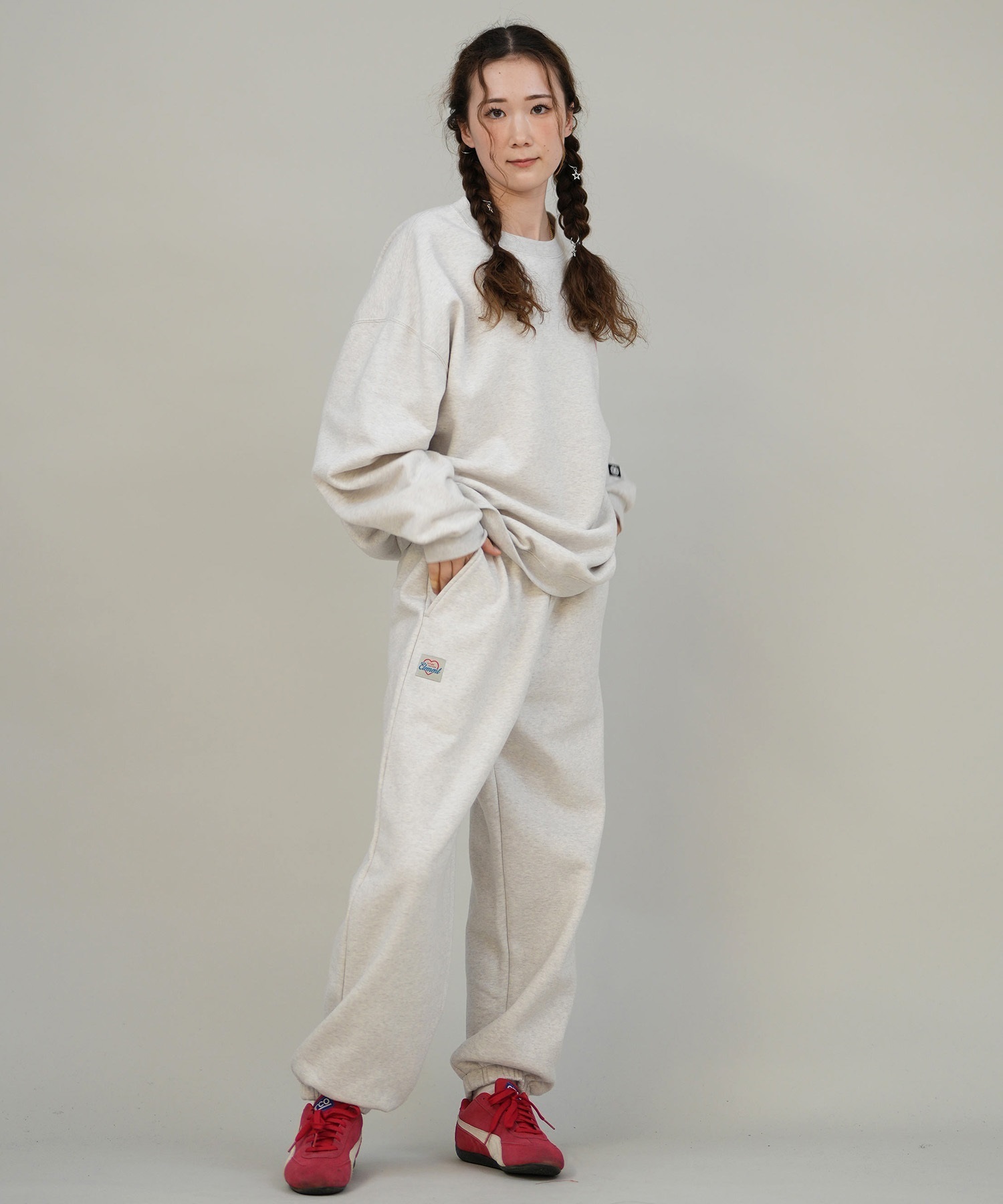 ELEMENT エレメント トレーナー スウェット レディース バックプリント ACOMPANY CREW W BF024-034(PNK-M)