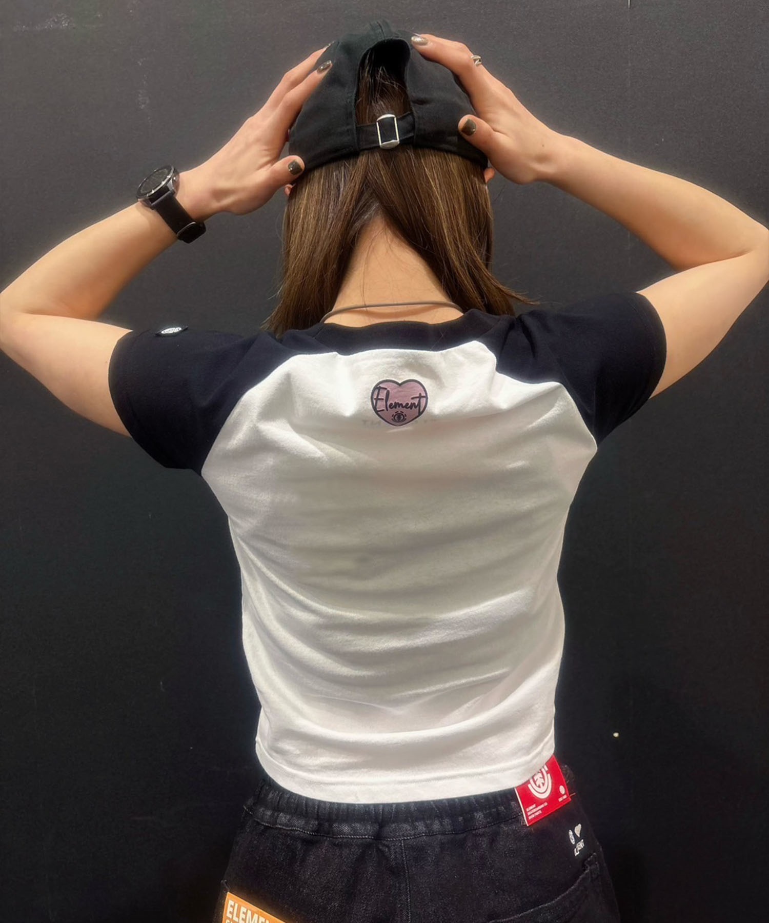 ELEMENT エレメント 半袖 Tシャツ レディース ミニTシャツ