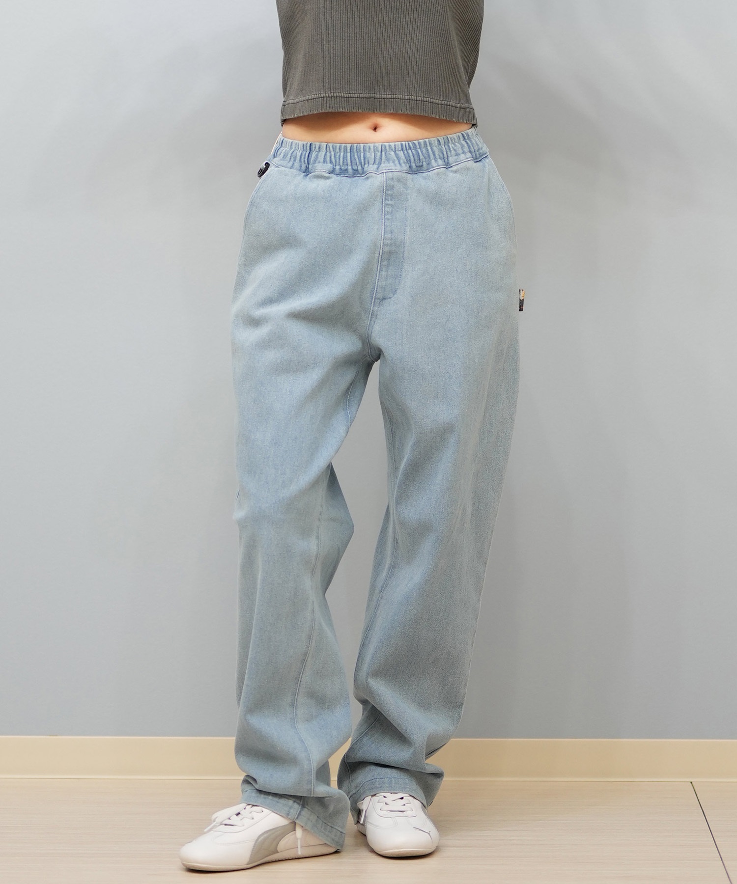 ELEMENT エレメント レディース ロングパンツ ワイドデニムパンツ ユニ