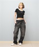 ELEMENT エレメント レディース ロングパンツ ワイドデニムパンツ ユニセックス BF023-707(BFAD-F)