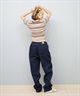 ELEMENT エレメント レディース ロングパンツ ワイドデニムパンツ ユニセックス BF023-707(BFAD-F)