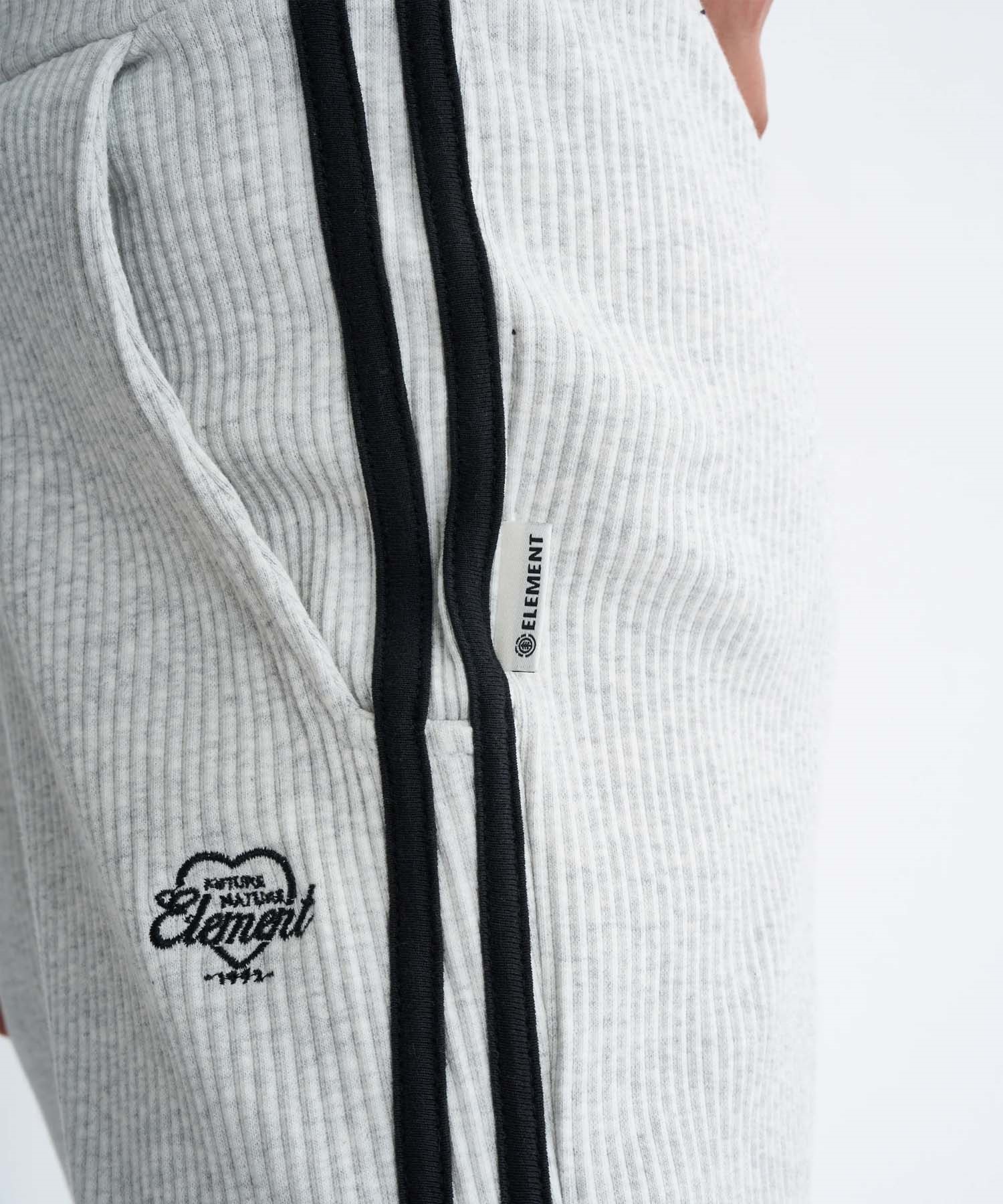 ELEMENT エレメント ロングパンツ レディース リブ フレアパンツ セットアップ対応 SHOD PANTS RIB BF024-728(FBK-M)