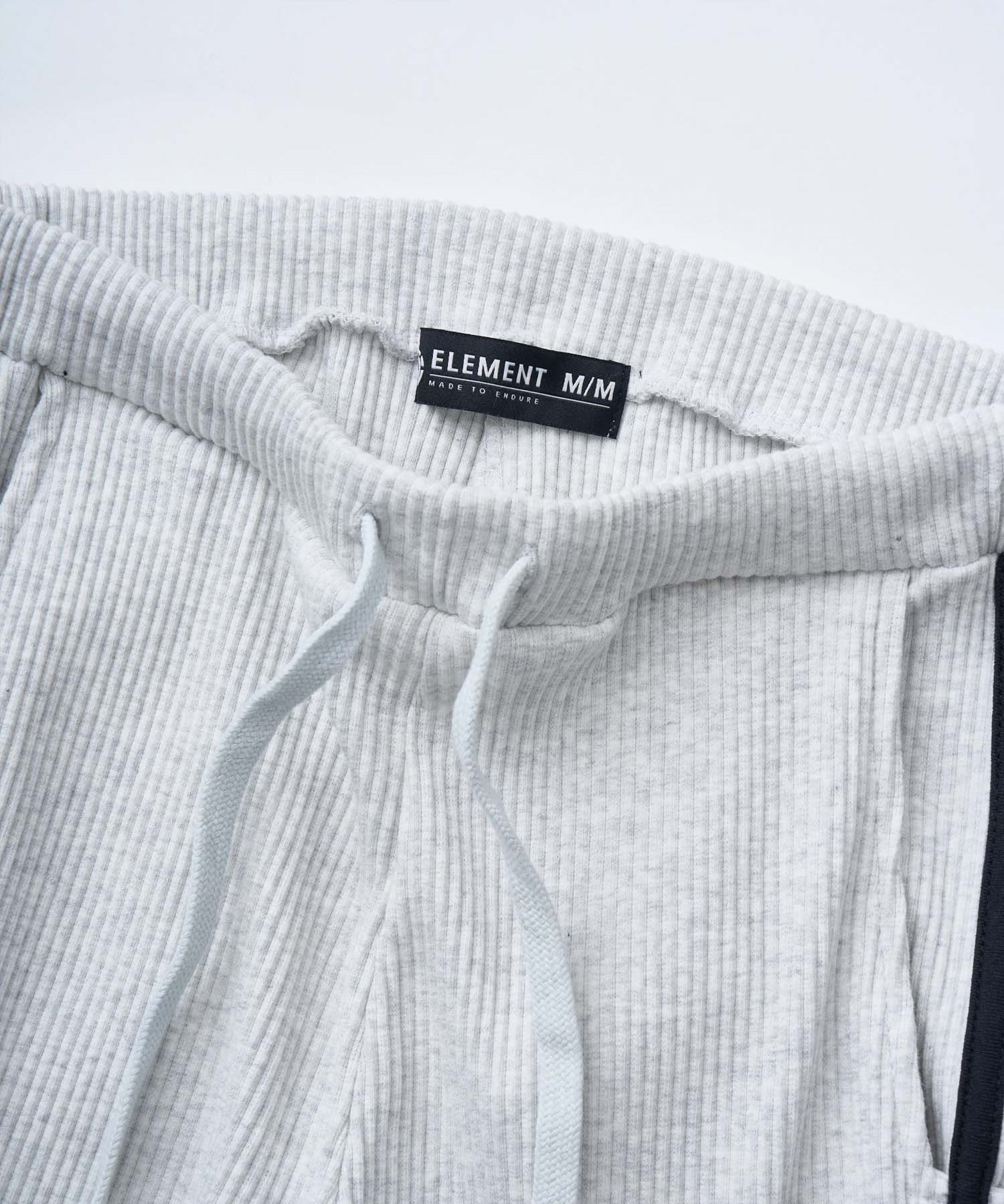 ELEMENT エレメント ロングパンツ レディース リブ フレアパンツ セットアップ対応 SHOD PANTS RIB BF024-728(FBK-M)