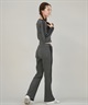ELEMENT エレメント ロングパンツ レディース リブ フレアパンツ セットアップ対応 SHOD PANTS RIB BF024-728(FBK-M)
