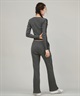 ELEMENT エレメント ロングパンツ レディース リブ フレアパンツ セットアップ対応 SHOD PANTS RIB BF024-728(FBK-M)