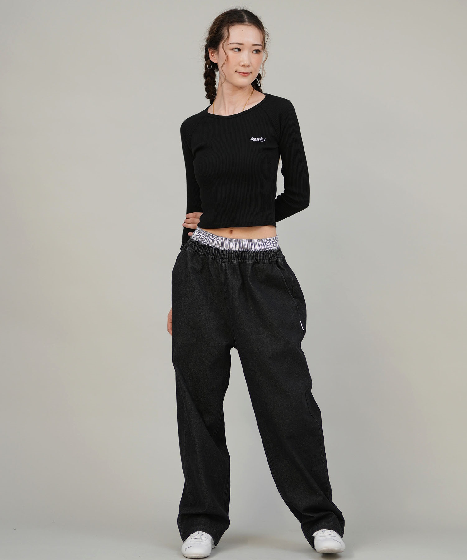 ELEMENT エレメント ロングパンツ レディース デニムパンツ レイヤード