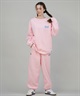 ELEMENT エレメント ロングパンツ レディース スウェットパンツ SHOD PANTS BALLOON SWEAT BF024-730(PNK-M)
