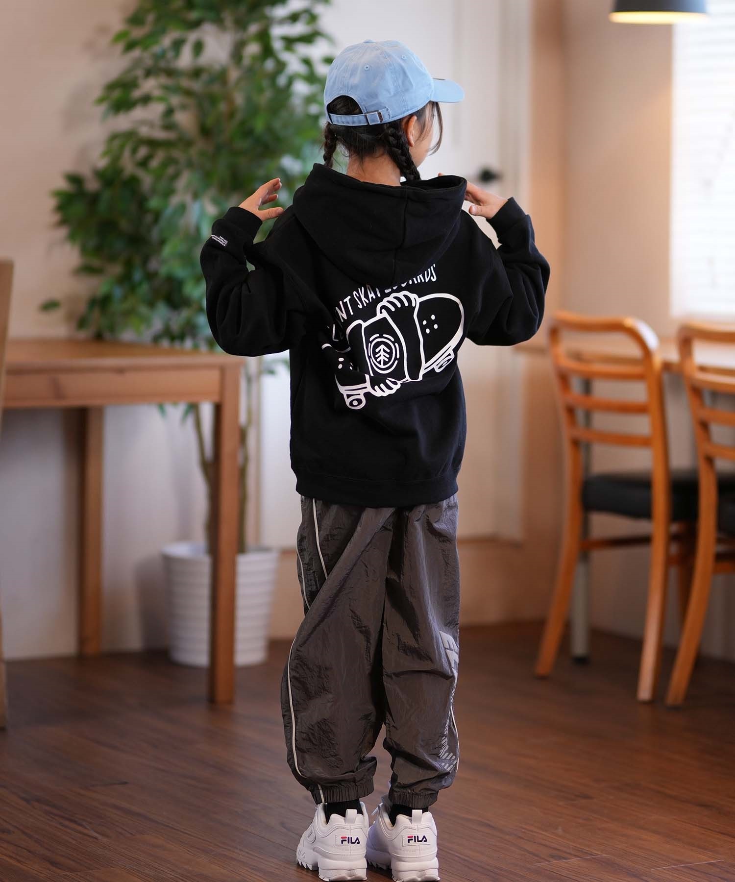 ELEMENT エレメント パーカー キッズ スケートボード プル