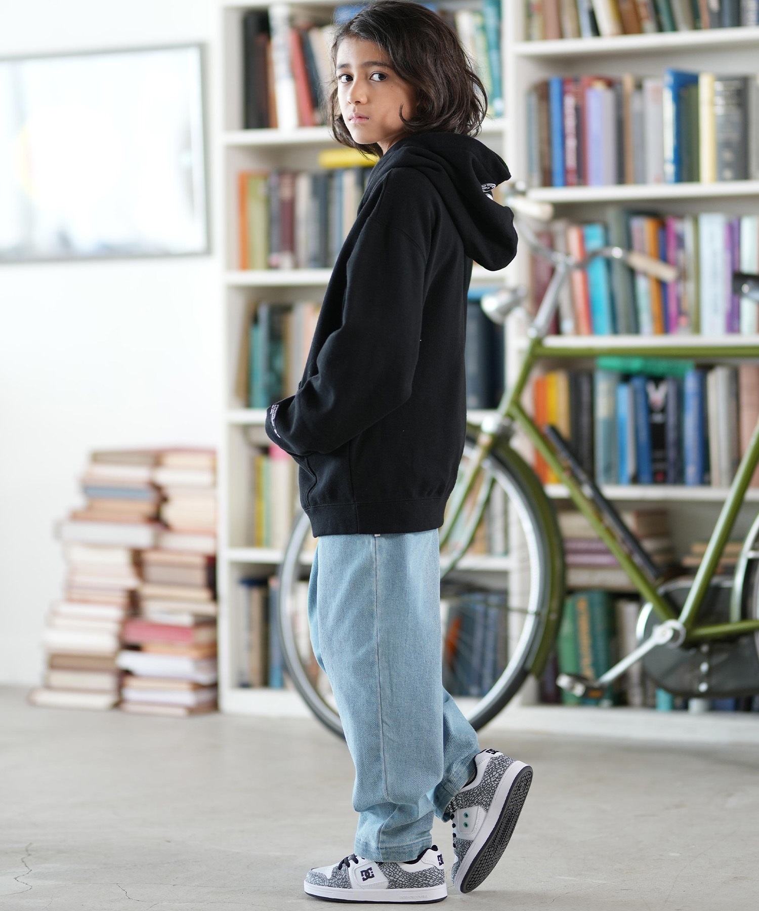 ELEMENT エレメント ジップアップ パーカー キッズ ジュニア 子供 裏毛