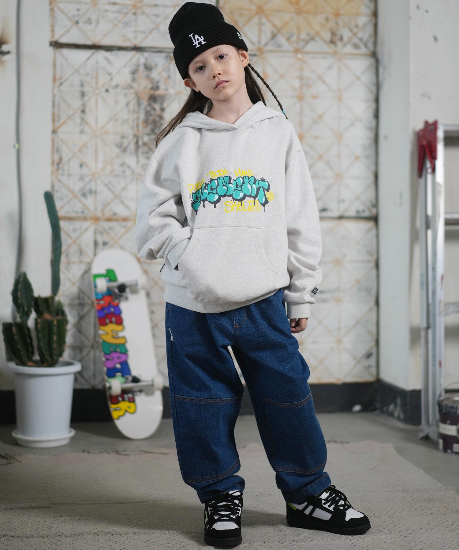 ELEMENT パーカーコーデ