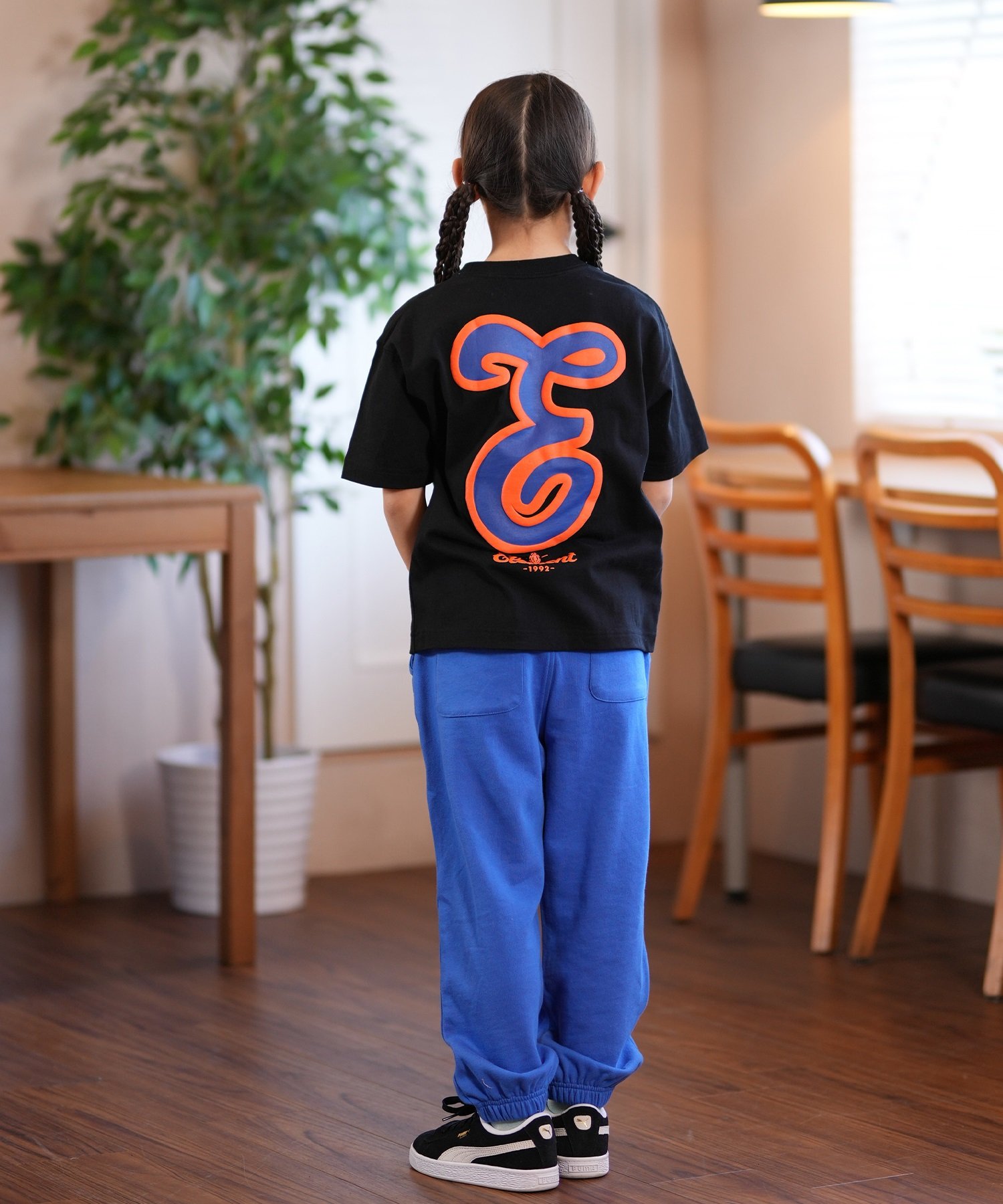 ELEMENT エレメント 半袖 Tシャツ キッズ バックプリント TEAM SS YOUTH BF025-238(BLU-130cm)