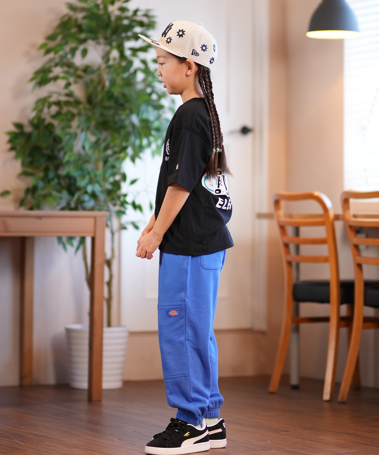 ELEMENT エレメント 半袖 Tシャツ キッズ バックプリント TIMBER 3 SS YOUTH BF025-241(FBK-130cm)
