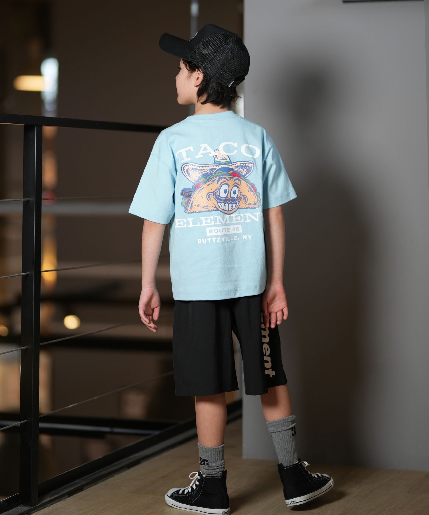 ELEMENT エレメント 半袖 Tシャツ キッズ ジュニア 子供 バック