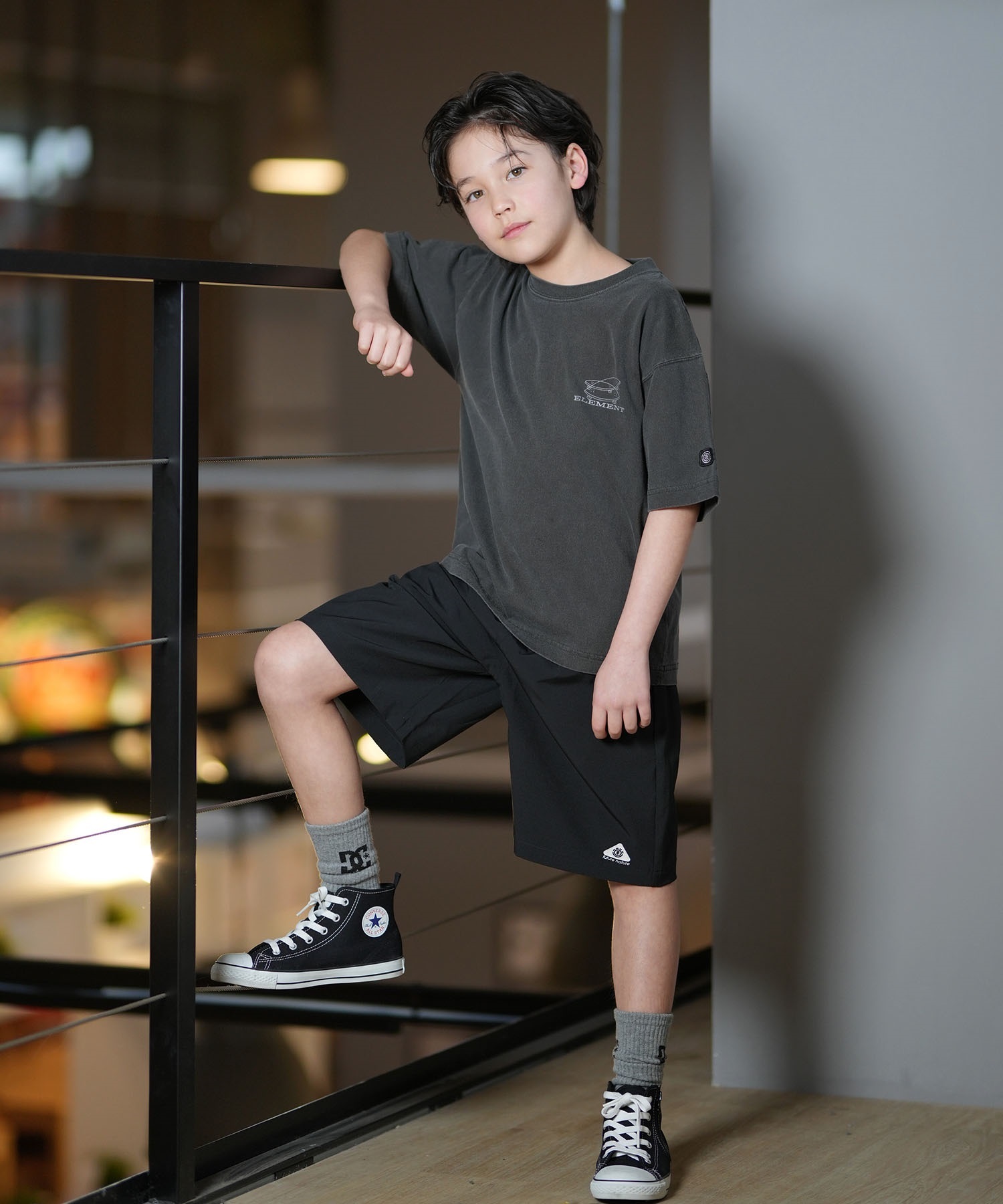 ELEMENT エレメント 半袖 Tシャツ キッズ ジュニア 子供 バック