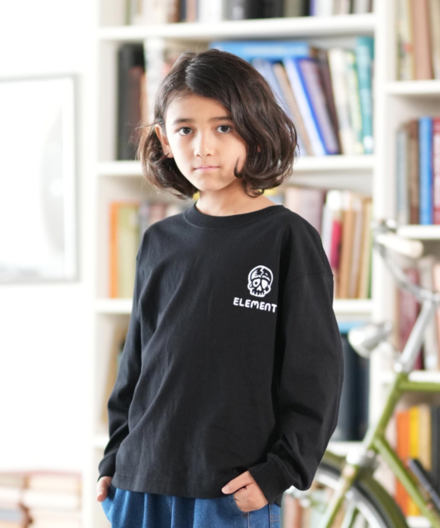 ELEMENT エレメント 長袖 Tシャツ キッズ ジュニア ロンT TIMBER 3 LS
