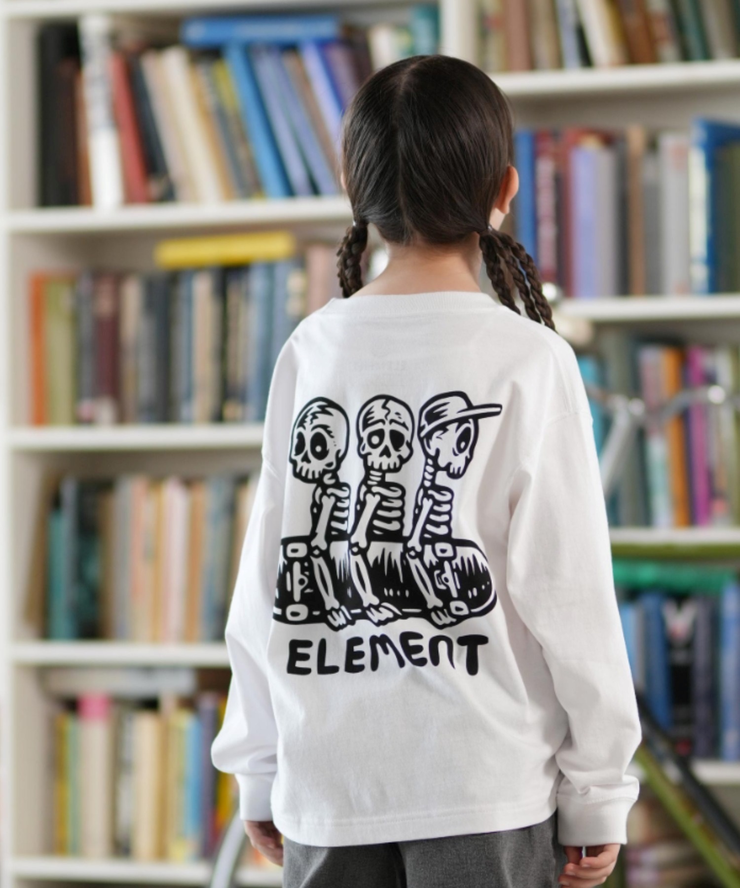 ELEMENT エレメント 長袖 Tシャツ キッズ ジュニア ロンT TIMBER 3 LS